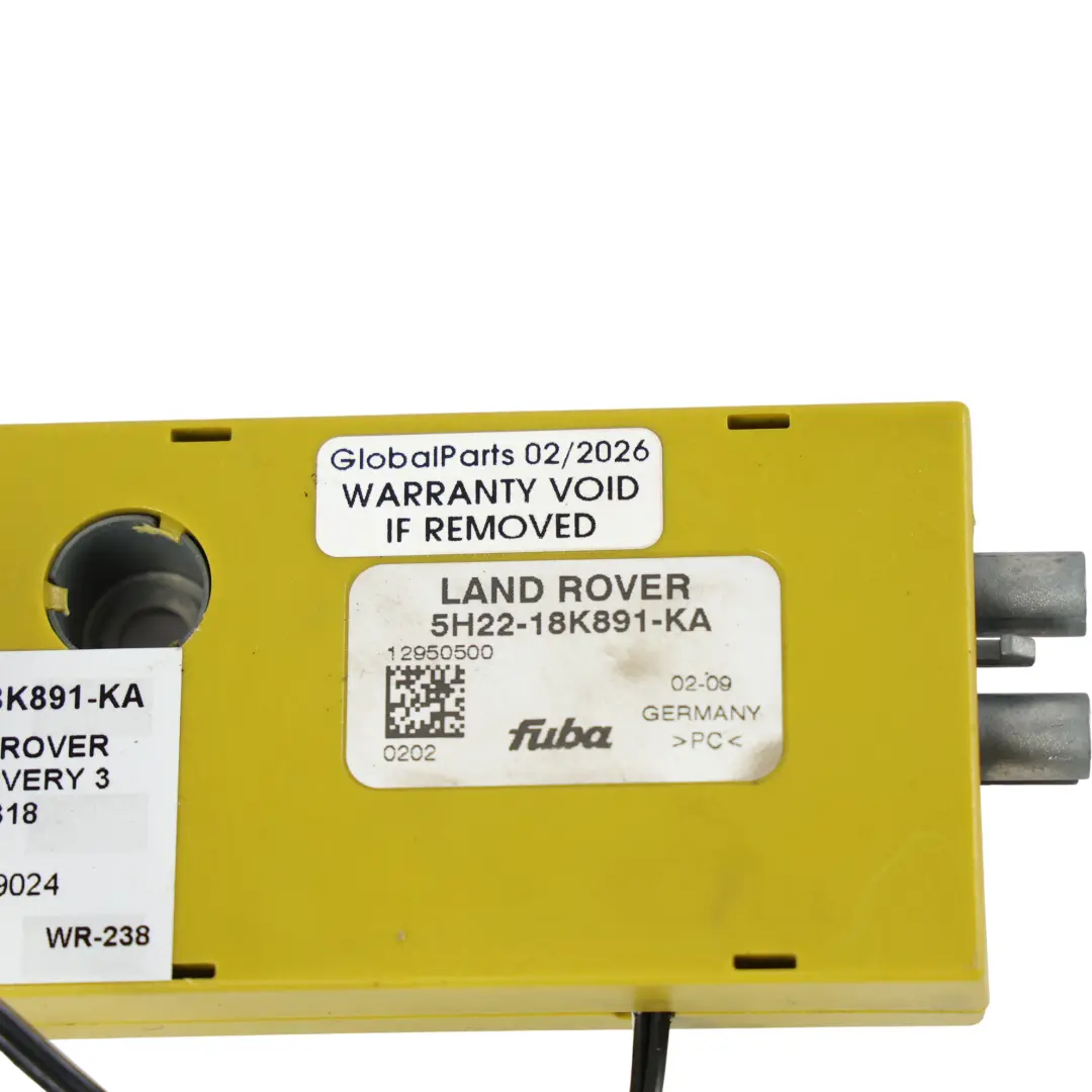 Amplificateur Antenne Radio pour Land Rover Discovery 3 L319 à propos du numéro de pièce 5H22-18K891-KA Land Rover Discovery 3 L319 Amplificateur Antenne Radio - SKU 5H22-18K891-KA - Numéro de pièce 5H22-18K891-KA