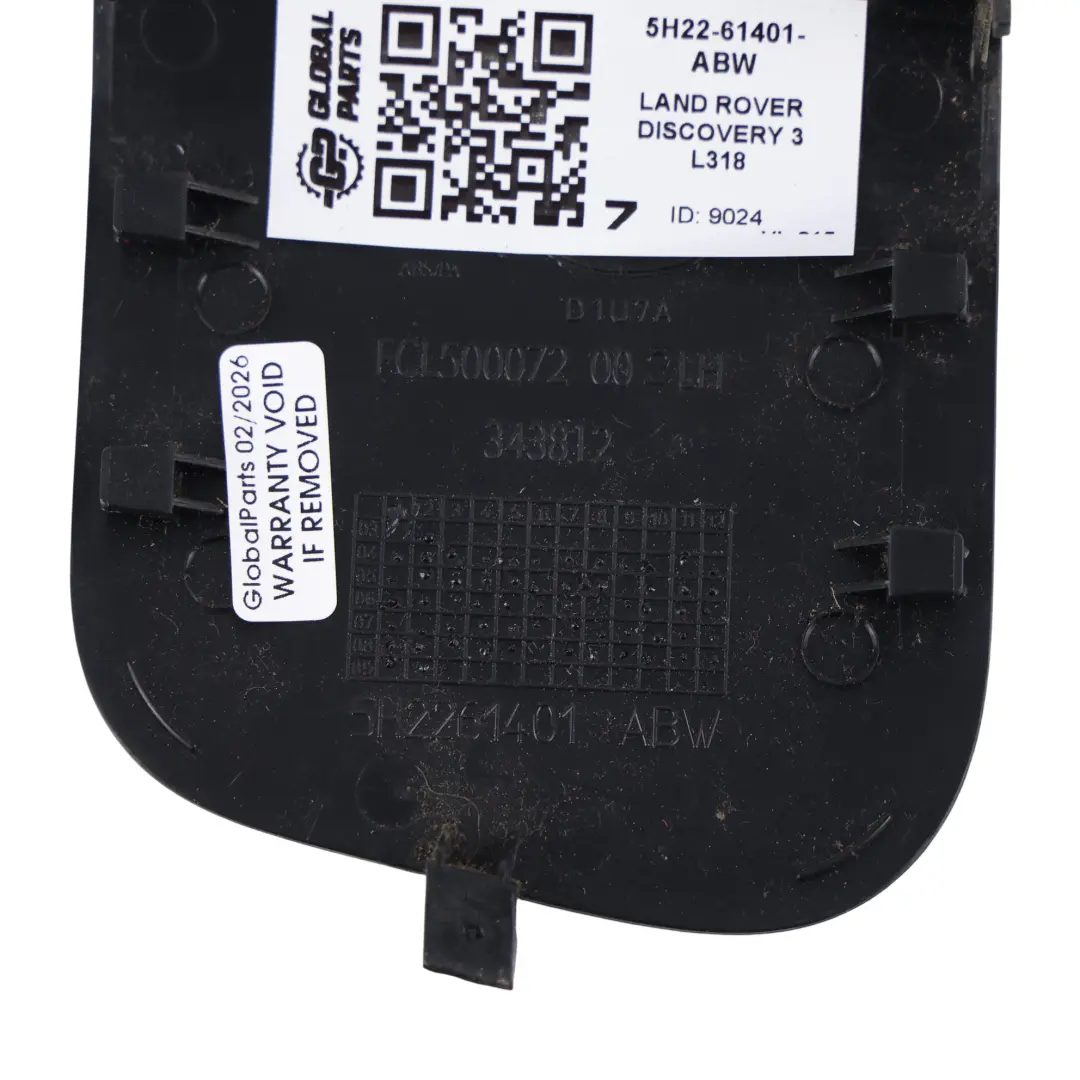 Land Rover Discovery 3 L319 Cubre Cinturón Delantero Izquierdo - SKU 5H22-61401-ABW - Número de pieza 5H22-61401-ABW