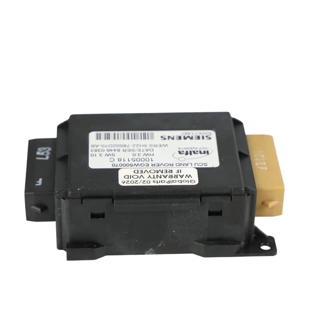 Land Rover Discovery 3 L319 Modulo Tetto Apribile Elettrico - SKU 5H22-78502D70-AB - Numero di parte 5H22-78502D70-AB