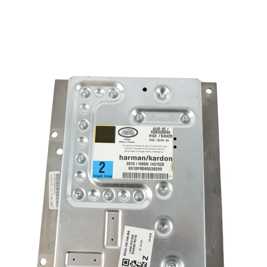 Land Rover Range Rover Sport L320 Amplificateur Radio XQK500095 - SKU 5H32-19C164-BA - Numéro de pièce 5H32-19C164-BA