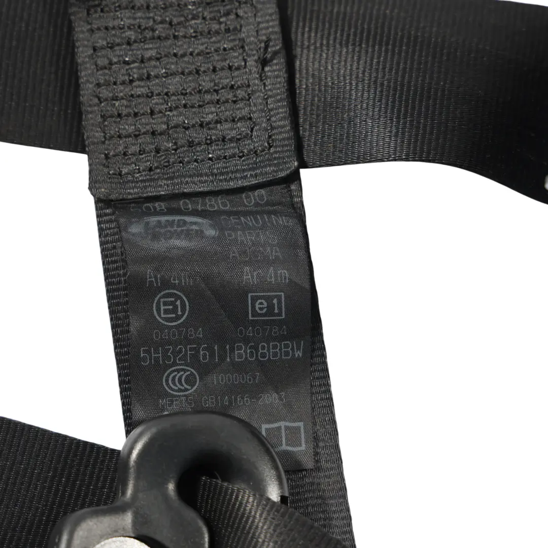 Land Rover L320 Seatbelt Seat Belt Rear Left N/S - SKU 5H32-F611B68-BBW - Part number 5H32-F611B68-BBW