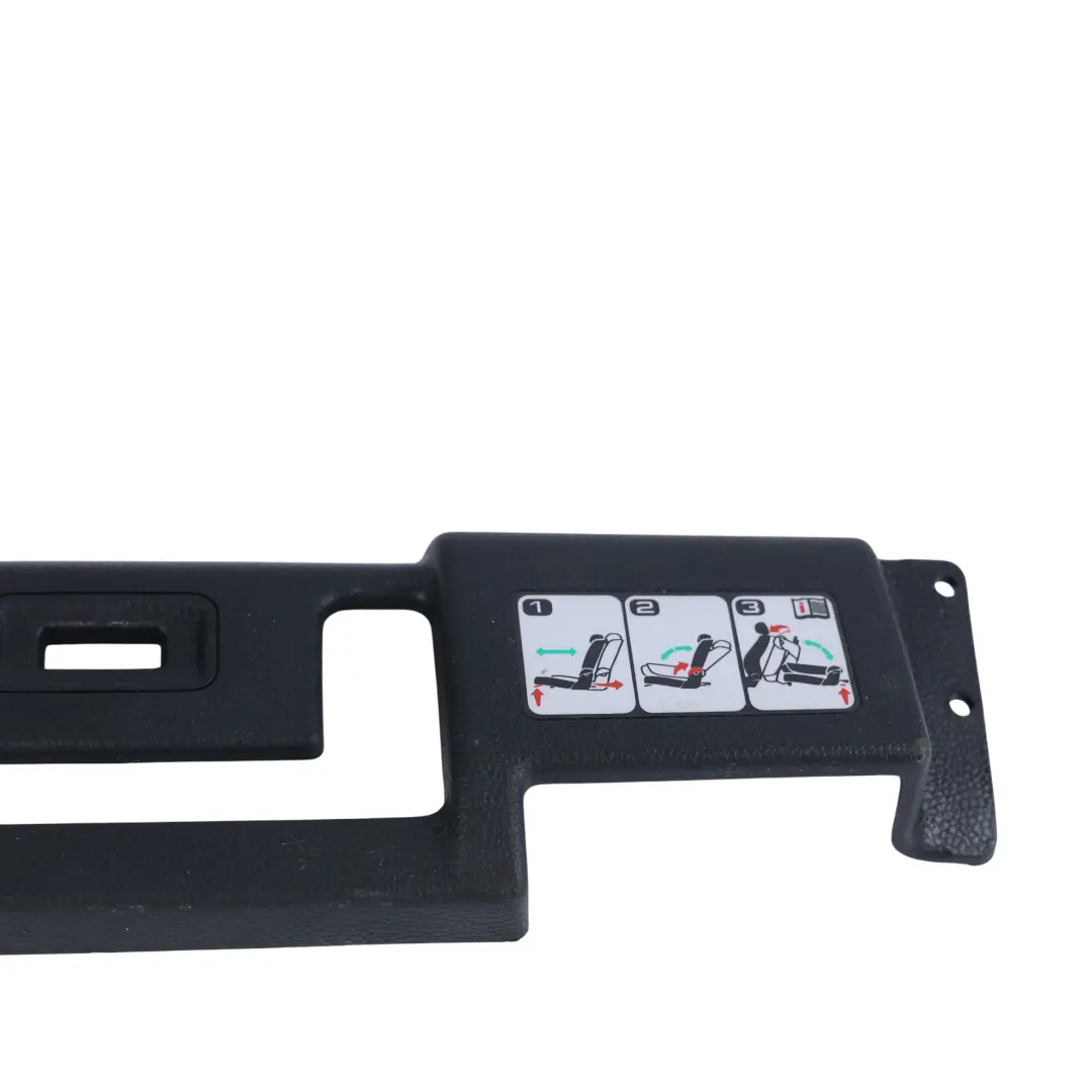 Skoda Yeti 5L Rivestimento Pannello Sedili Posteriori Secchiello Nero - SKU 5J7883943B - Numero di parte 5J7883943B