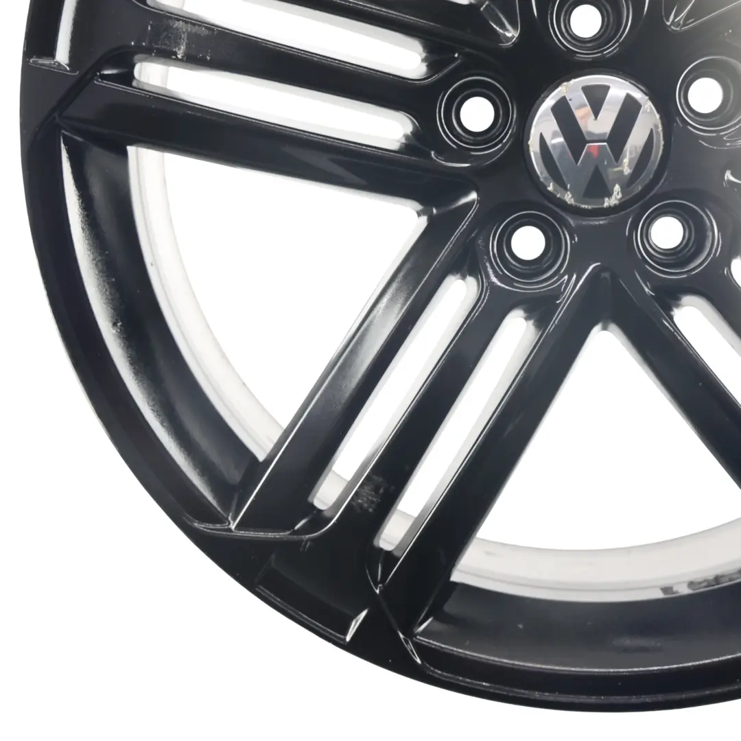 Mk6 Schwarz Felge Alu 19" 8J ET:50 für Volkswagen Golf R mit Teilenummer 5K0601025M Volkswagen Golf R Mk6 Schwarz Felge Alu 19" 8J ET:50 - SKU 5K0601025M-1 - Teilenummer 5K0601025M