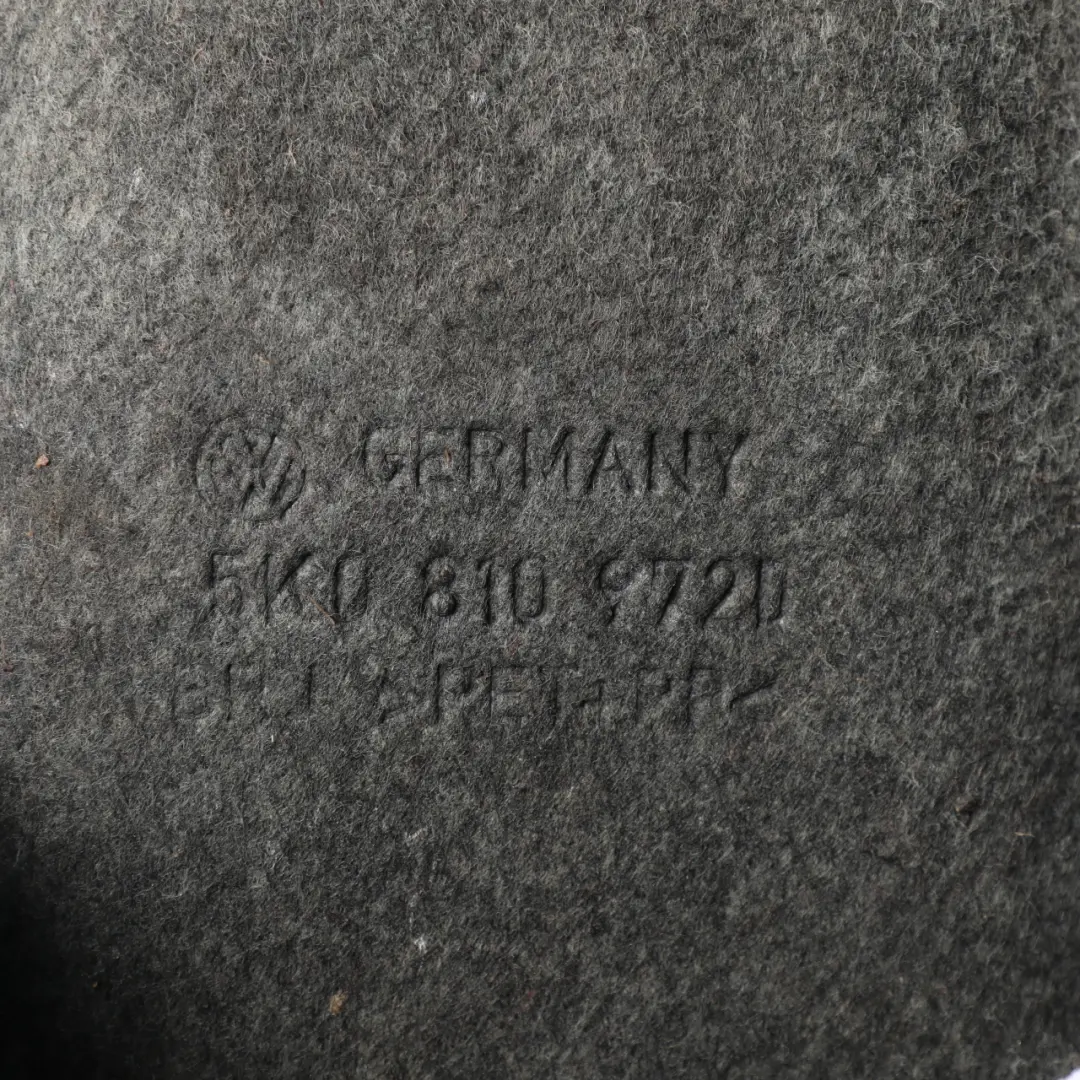 Volkswagen Golf Mk6 5K Wheel Arch Liner Splash Guard Rear Right O/S - SKU 5K0810972D - Part number 5K0810972D