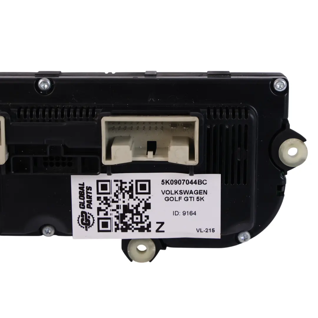 Mk6 Pannello Aria Condizionata Interruttore Clima per Volkswagen Golf con numero di parte 5K0907044BC Volkswagen Golf Mk6 Pannello Aria Condizionata Interruttore Clima - SKU 5K0907044BC - Numero di parte 5K0907044BC