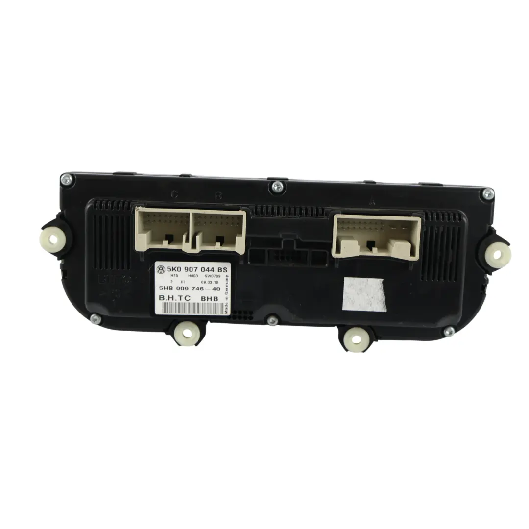 MK6 Panel Aire Acondicionado Control Climatico para Volkswagen Golf con número de pieza 5K0907044BS Volkswagen Golf MK6 Panel Aire Acondicionado Control Climatico - SKU 5K0907044BS - Número de pieza 5K0907044BS