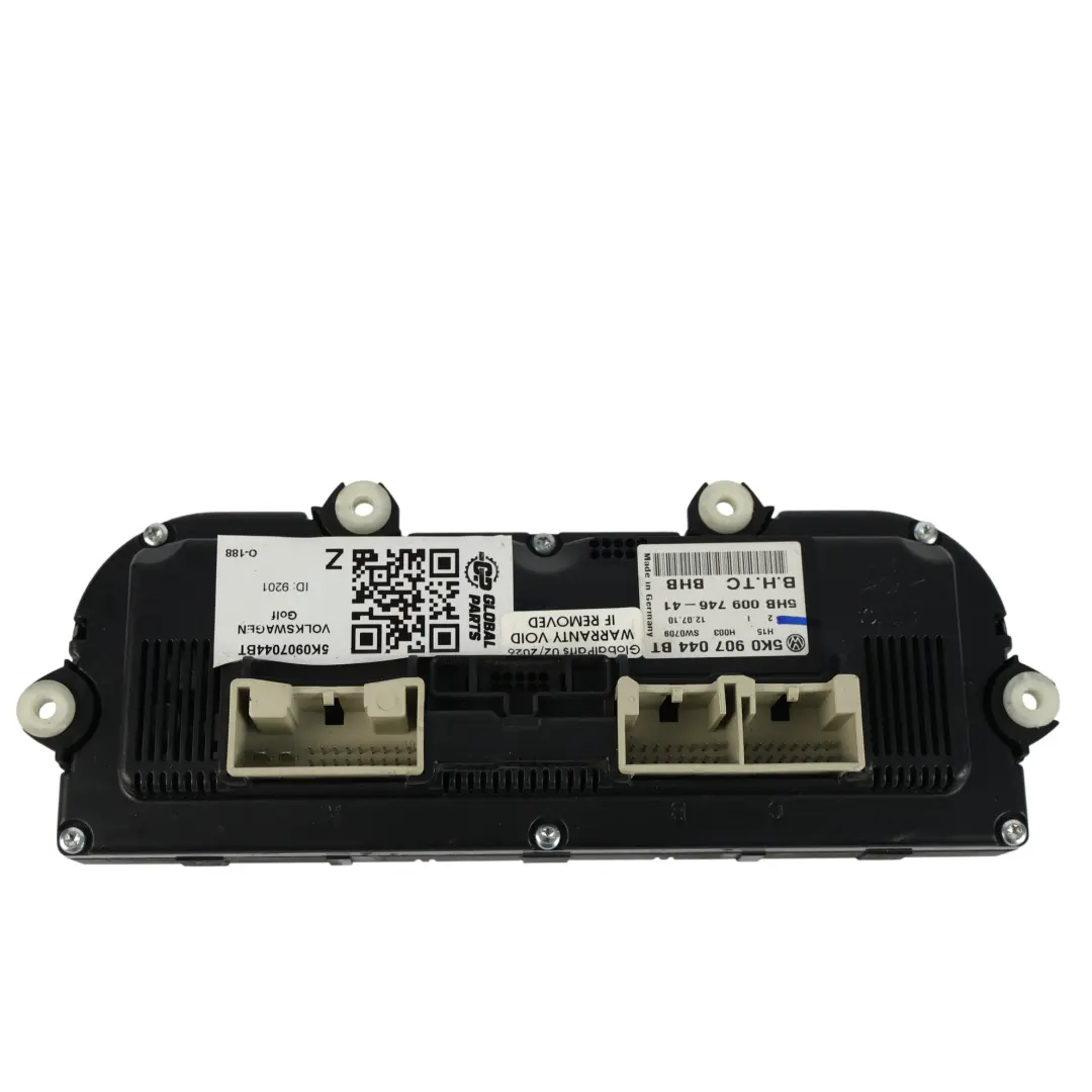 5K Air Conditioning Panel Climate Control Switch to Volkswagen Golf R with Part number 5K0907044BT Volkswagen Golf R 5K Air Conditioning Panel Climate Control Switch - SKU 5K0907044BT - Part number 5K0907044BT