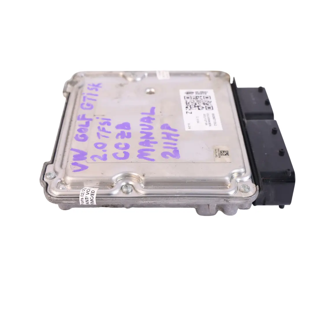 Mk6 2.0 TSI CCZB 211CH Calculateur Moteur ECU Manuel pour Volkswagen Golf à propos du numéro de pièce 5K0907115 Volkswagen Golf Mk6 2.0 TSI CCZB 211CH Calculateur Moteur ECU Manuel - SKU 5K0907115-2 - Numéro de pièce 5K0907115