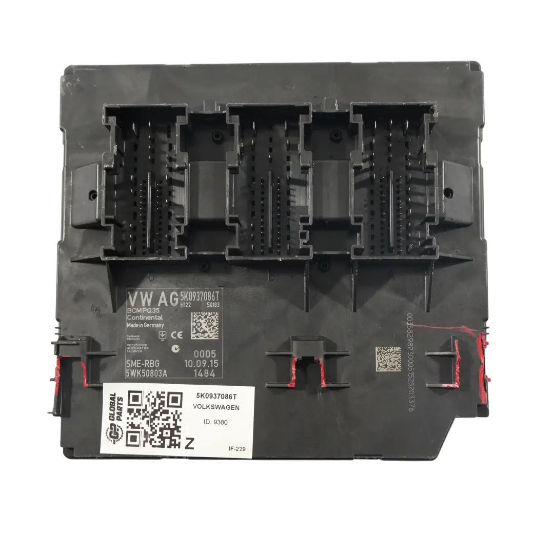 Volkswagen Scirocco MK3 Tiguan 5N BCM Module Contrôle 2.0 TDI - SKU 5K0937086T - Numéro de pièce 5K0937086T