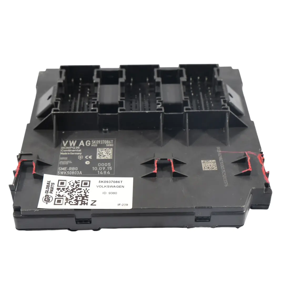 Volkswagen Scirocco MK3 Tiguan 5N BCM Module Contrôle 2.0 TDI - SKU 5K0937086T - Numéro de pièce 5K0937086T