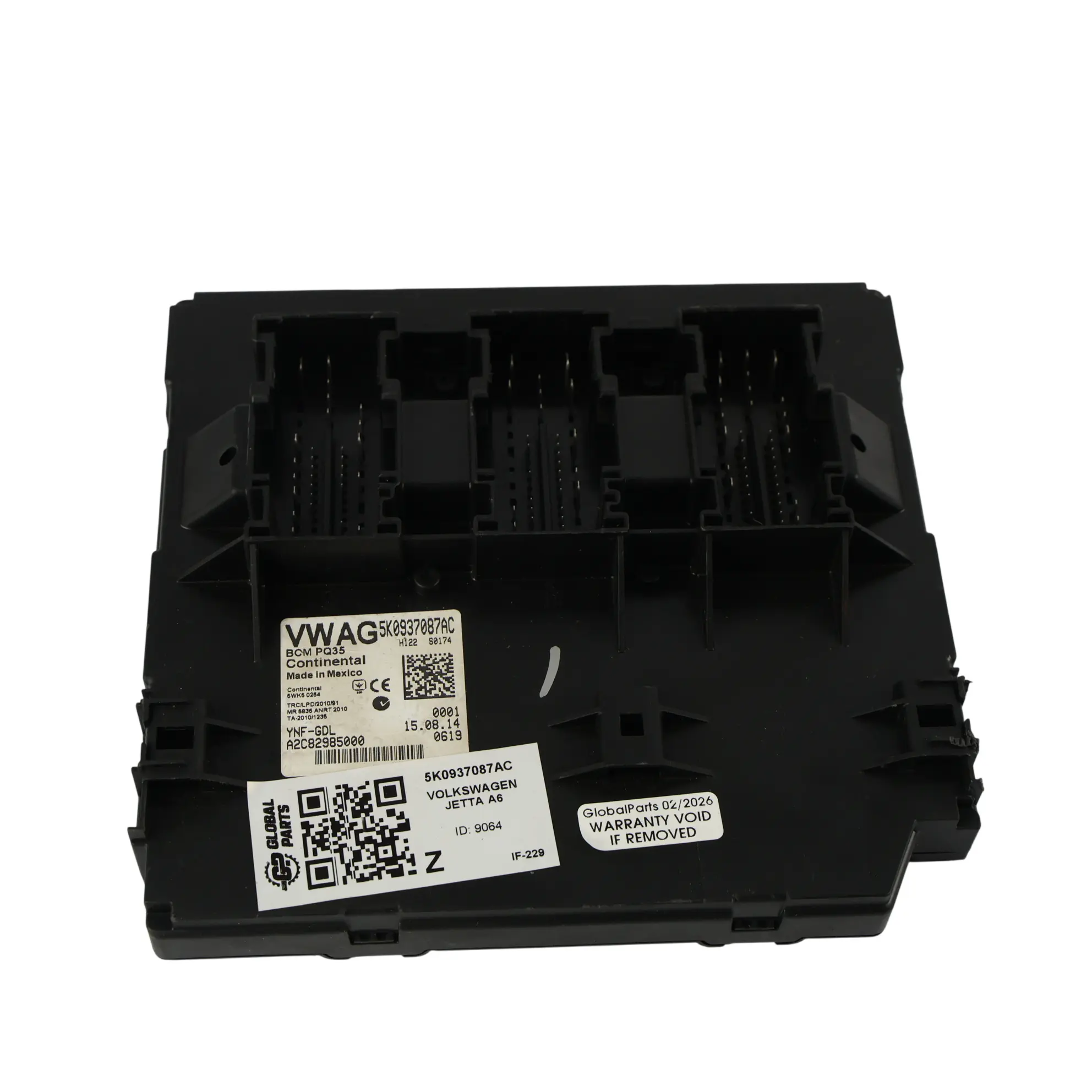 VW Jetta VI Caddy 2K Moduł Komfortu Sterownik BCM ECU 5K0937087AC