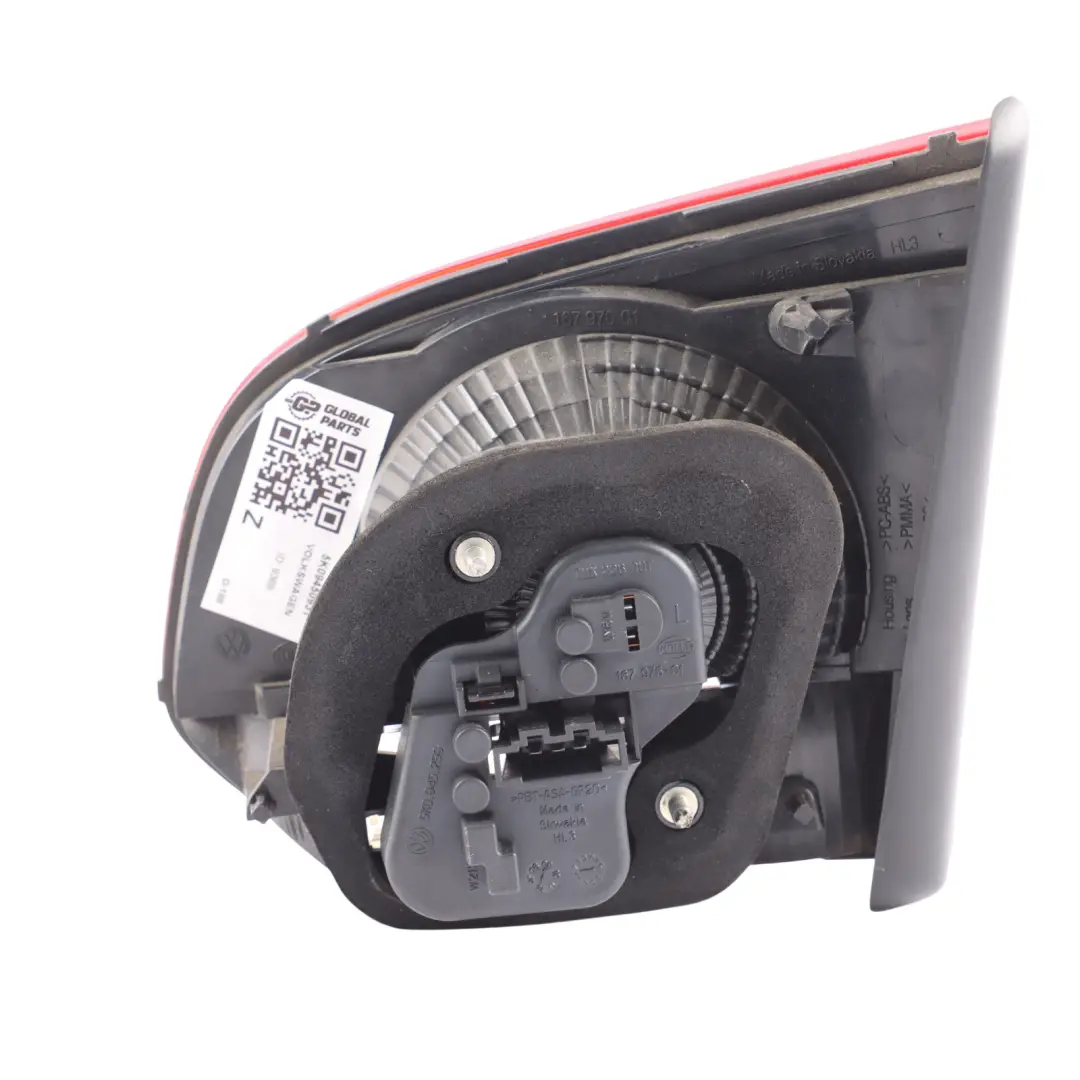 VW Volkswagen Golf VI MK6 Rear Tail Light Lamp Inner Left N/S - SKU RHD-5K0945093T - Part number 5K0945093T