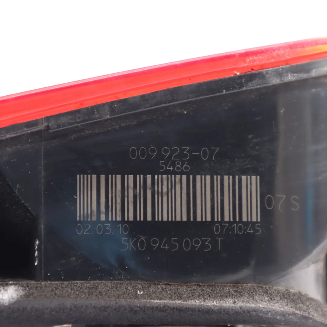 MK6 Rear Tail Light Lamp Inner Left N/S to VW Volkswagen Golf VI with Part number 5K0945093T VW Volkswagen Golf VI MK6 Rear Tail Light Lamp Inner Left N/S - SKU RHD-5K0945093T - Part number 5K0945093T