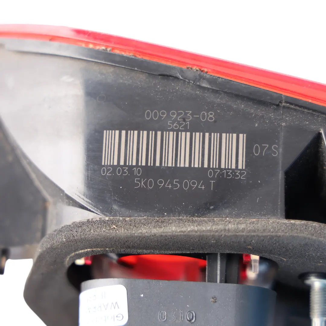 Volkswagen VW Golf Mk6 Rear Lamp Inner Tailgate Hatch Light Right O/S - SKU RHD-5K0945094T - Part number 5K0945094T