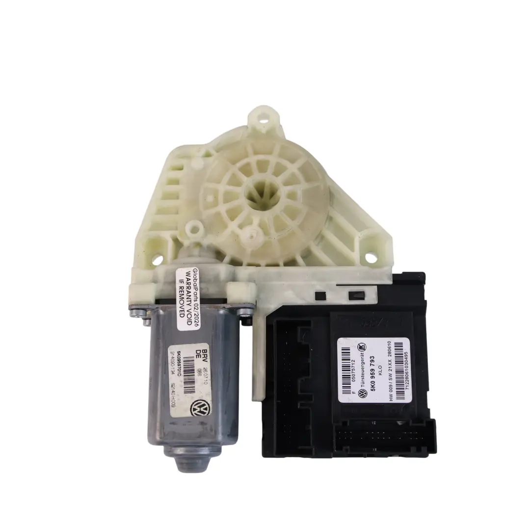 5K Seitenscheiben Regulator Motor Vorne Links für Volkswagen VW Golf R mit Teilenummer 5K0959701D Volkswagen VW Golf R 5K Seitenscheiben Regulator Motor Vorne Links - SKU 5K0959701D - Teilenummer 5K0959701D