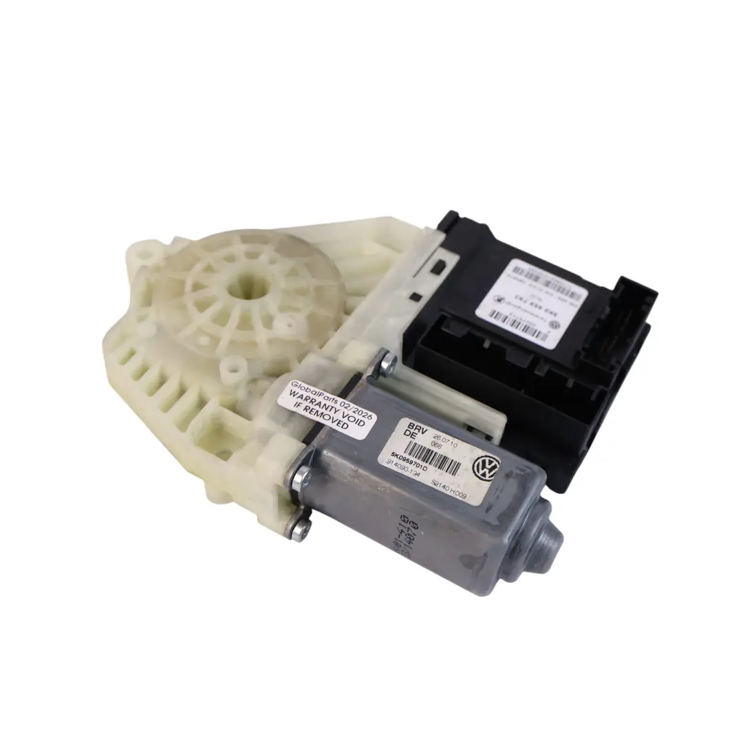 Volkswagen VW Golf R 5K Seitenscheiben Regulator Motor Vorne Links - SKU 5K0959701D - Teilenummer 5K0959701D