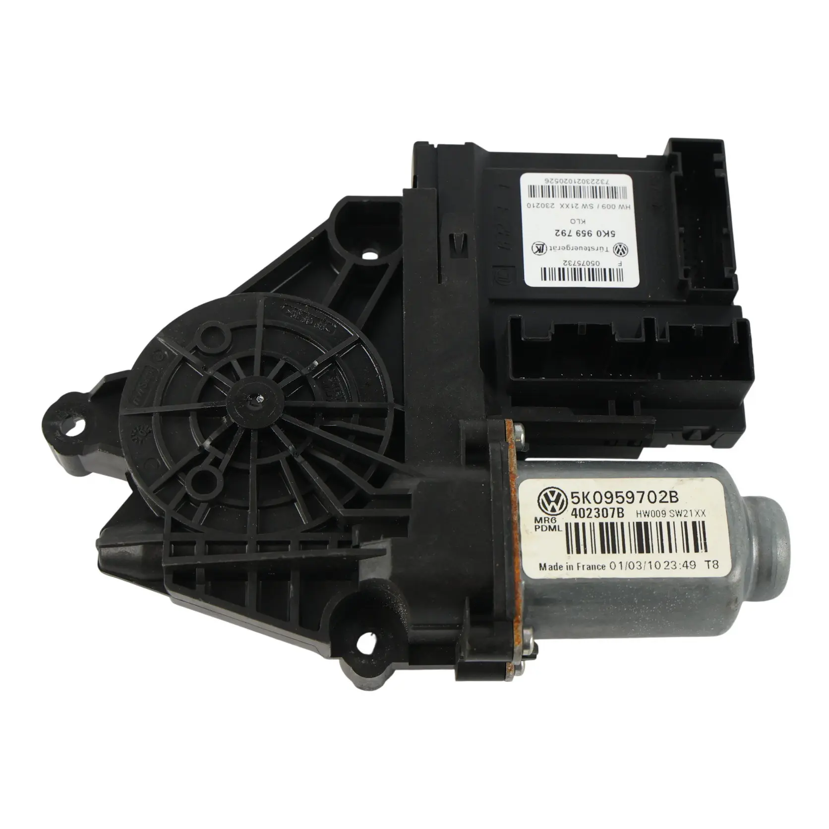 Volkswagen Golf Mk6 5Dr Front Window Lifter Regulator Motor Passenger 5K0959702J