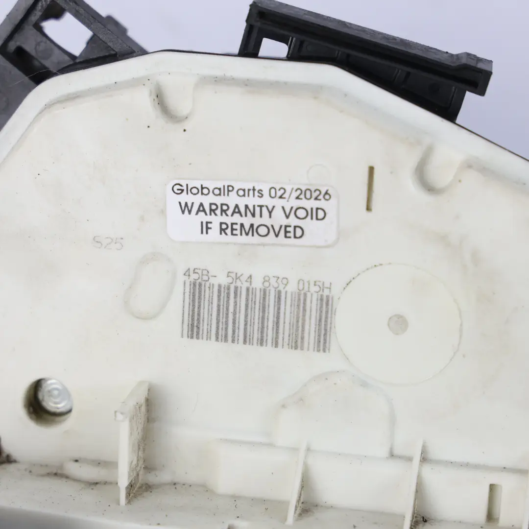 Volkswagen Golf Mk6 Meccanismo Blocco Della Porta Posteriore Sinistra 5K4839015B - SKU 5K4839015H - Numero di parte 5K4839015H