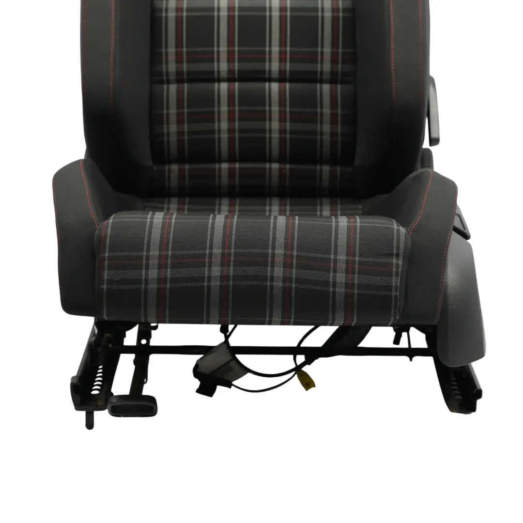 Front Seat Heated Cloth Fabric Black Red Left N/S to VW Volkswagen Golf Mk7 GTI with Part number 5K4881805BN VW Volkswagen Golf Mk7 GTI Front Seat Heated Cloth Fabric Black Red Left N/S - SKU 5K4881805BN-1 - Part number 5K4881805BN