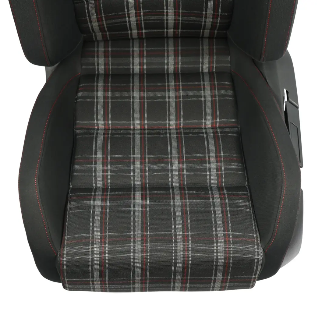 Mk6 GTI Front Seat Heated Cloth Fabric Black Red Left N/S to VW Volkswagen Golf with Part number 5K4881805BN VW Volkswagen Golf Mk6 GTI Front Seat Heated Cloth Fabric Black Red Left N/S - SKU 5K4881805BN-1 - Part number 5K4881805BN