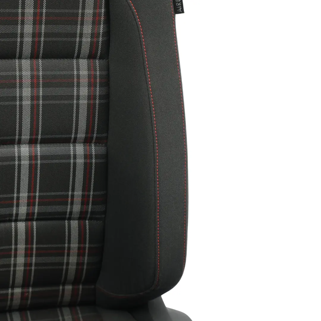 VW Volkswagen Golf Mk7 GTI Asiento Delantero Calefactable Negro Rojo Izquierdo - SKU 5K4881805BN-1 - Número de pieza 5K4881805BN