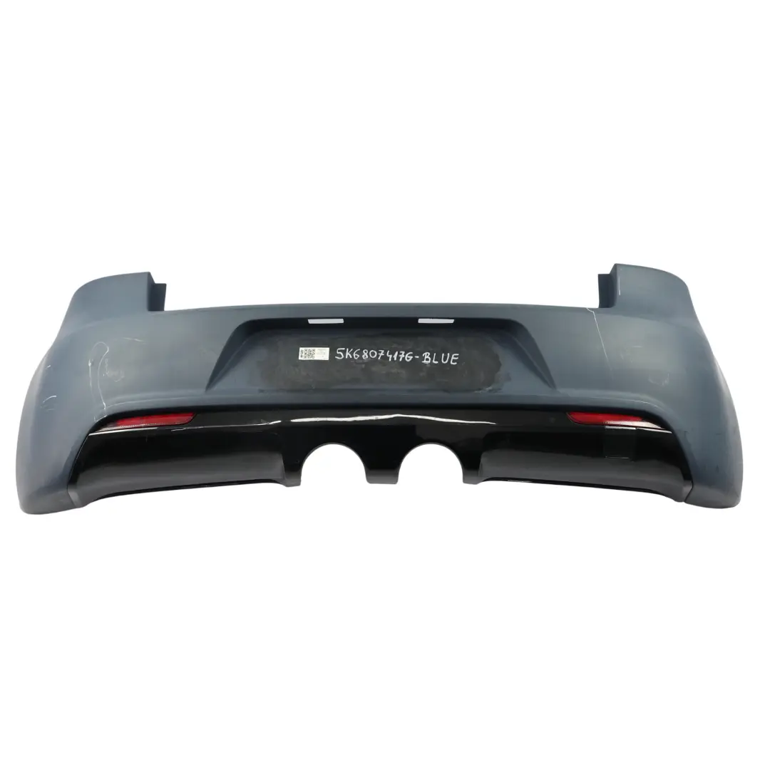 Mk6 GTI Rear Bumper Trim Panel Cover Blue Painted to Volkswagen VW Golf with Part number 5K6807417G Volkswagen VW Golf Mk6 GTI Rear Bumper Trim Panel Cover Blue Painted - SKU 5K6807417G-BLUE - Part number 5K6807417G