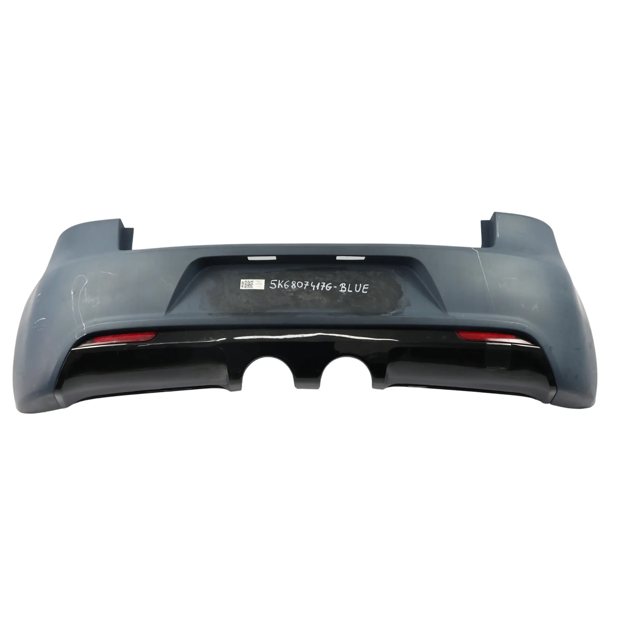 Volkswagen VW Golf Mk6 GTI Rear Bumper Trim Panel Cover Blue Painted