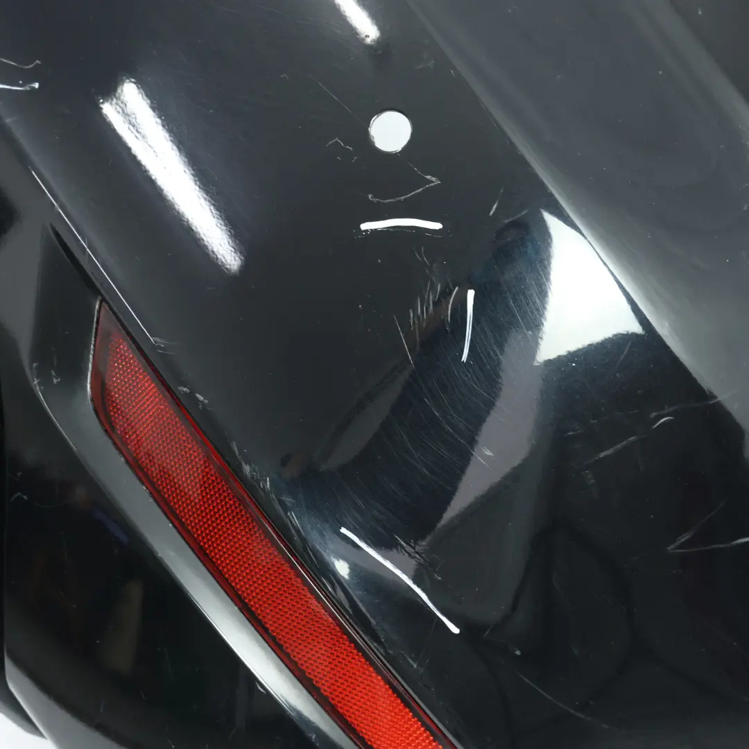 Mk6 GTI Rear Bumper Trim Panel Cover Deep Black Pearl - C9X to Volkswagen VW Golf with Part number 5K6807417H Volkswagen VW Golf Mk6 GTI Rear Bumper Trim Panel Cover Deep Black Pearl - C9X - SKU 5K6807417H-DBL - Part number 5K6807417H