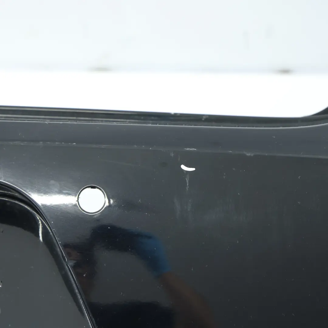 Mk6 GTI Rear Bumper Trim Panel Cover Deep Black Pearl - C9X to Volkswagen VW Golf with Part number 5K6807417H Volkswagen VW Golf Mk6 GTI Rear Bumper Trim Panel Cover Deep Black Pearl - C9X - SKU 5K6807417H-DBL - Part number 5K6807417H