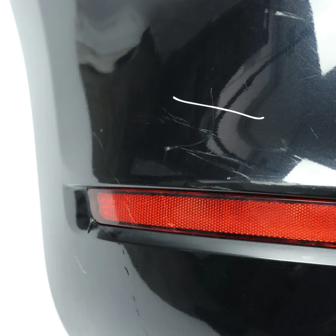 Volkswagen VW Golf Mk6 GTI Rear Bumper Trim Panel Cover Deep Black Pearl - C9X - SKU 5K6807417H-DBL - Part number 5K6807417H