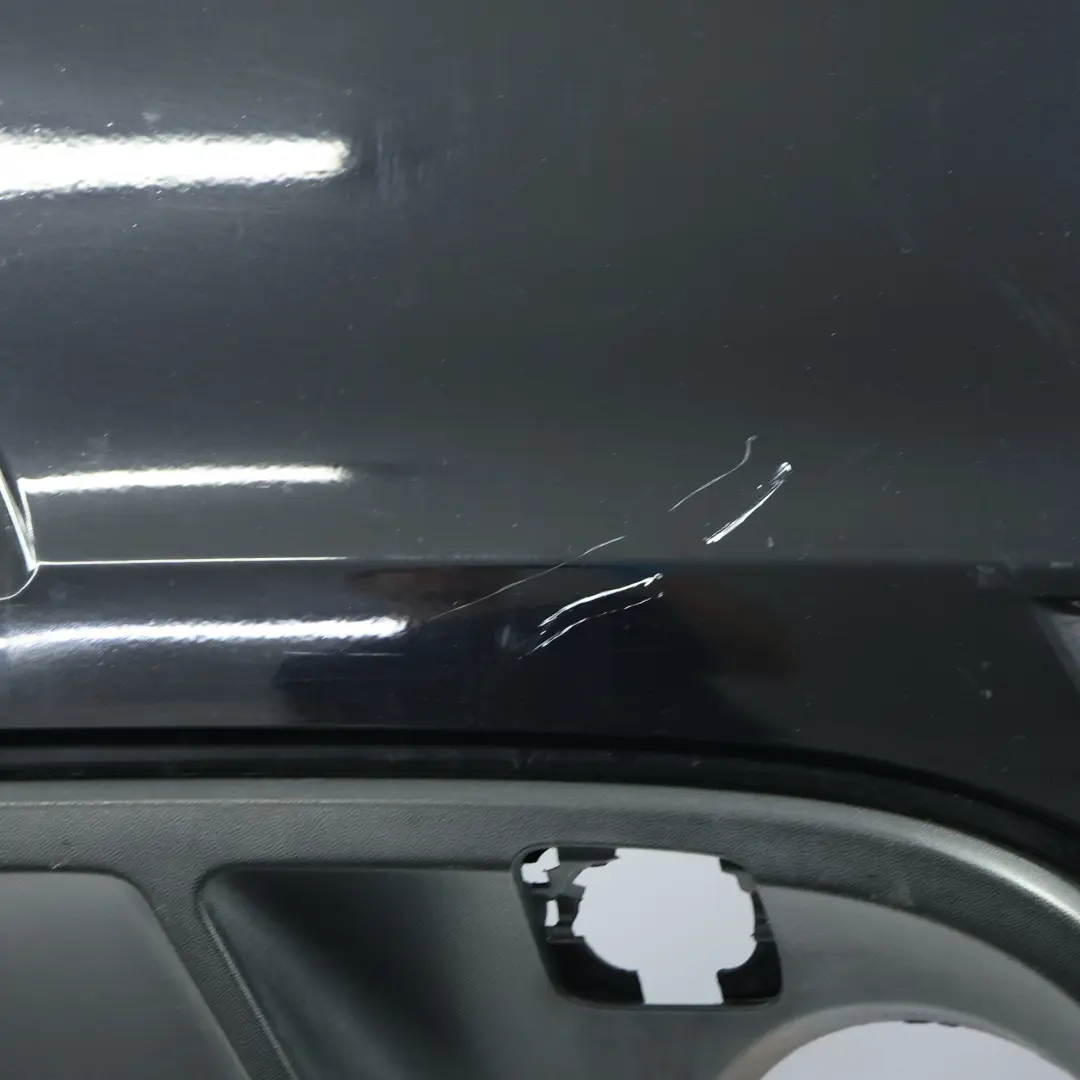 Volkswagen VW Golf Mk6 GTI Rear Bumper Trim Panel Cover Deep Black Pearl - C9X - SKU 5K6807417H-DBL - Part number 5K6807417H