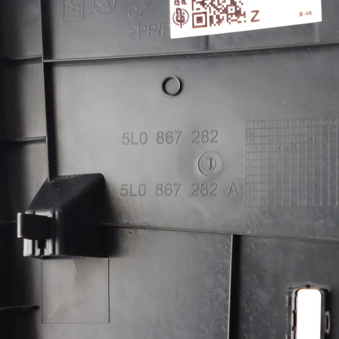 Interior Inner B Pillar Column Trim Cover Right O/S to Skoda YETI 5L with Part number 5L0867282A Skoda YETI 5L Interior Inner B Pillar Column Trim Cover Right O/S - SKU 5L0867282A - Part number 5L0867282A