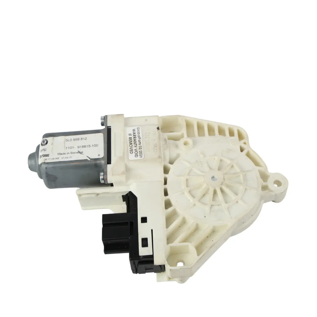 Skoda Yeti 5L Window Lifter Regulator Motor Actuator Rear Right O/S - SKU 5L0959812 - Part number 5L0959812