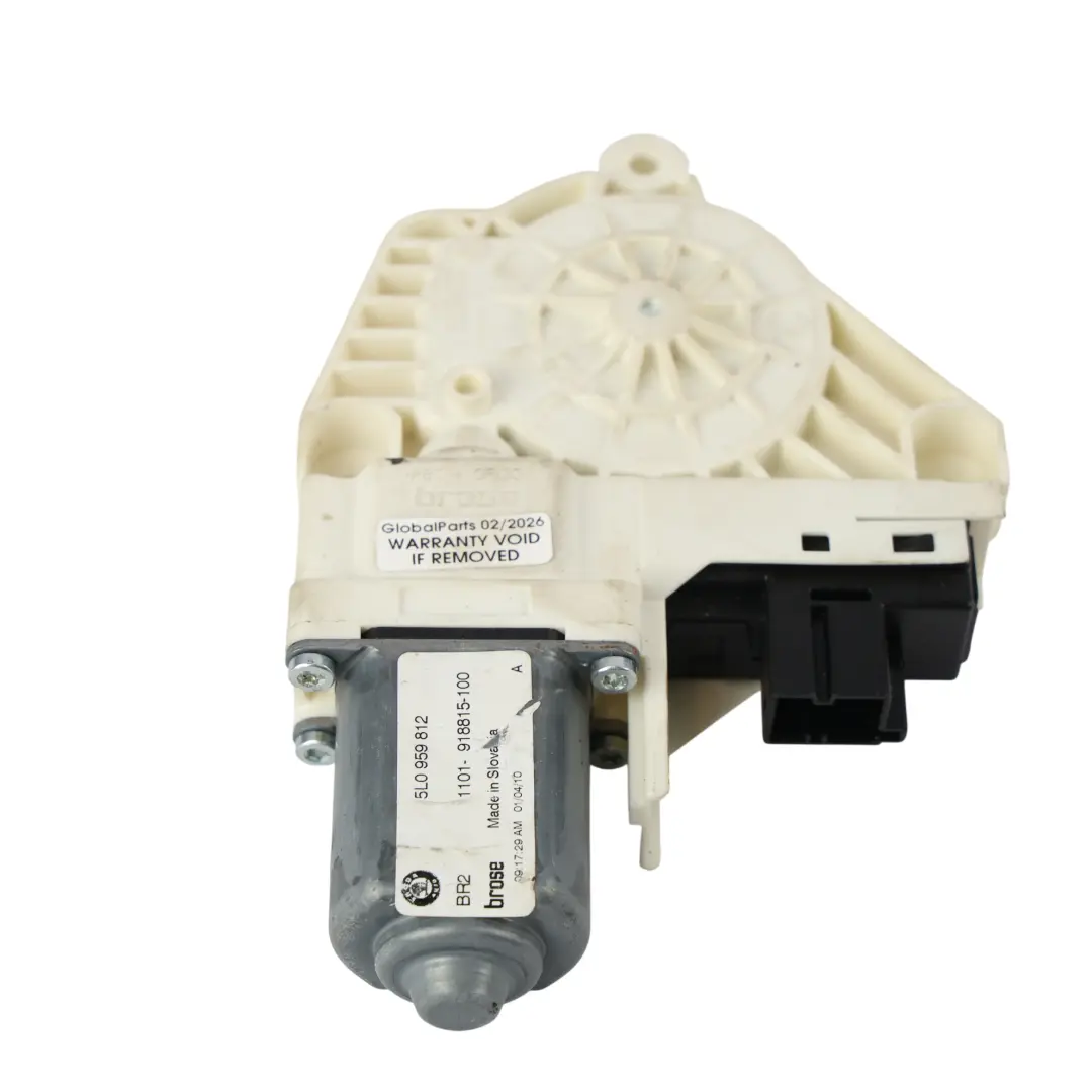 Skoda Yeti 5L Elevalunas Regulador Motor Actuador Trasero Derecho - SKU 5L0959812 - Número de pieza 5L0959812