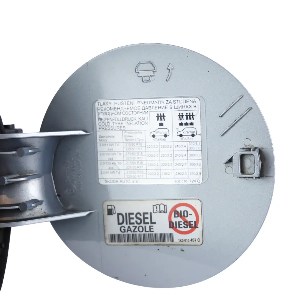 Kraftstofftankklappe Abdeckung Gehäuse Aqua Blau - F8K für Skoda Yeti 5L mit Teilenummer 5L6809857 Skoda Yeti 5L Kraftstofftankklappe Abdeckung Gehäuse Aqua Blau - F8K - SKU 5L6809857-AQG - Teilenummer 5L6809857