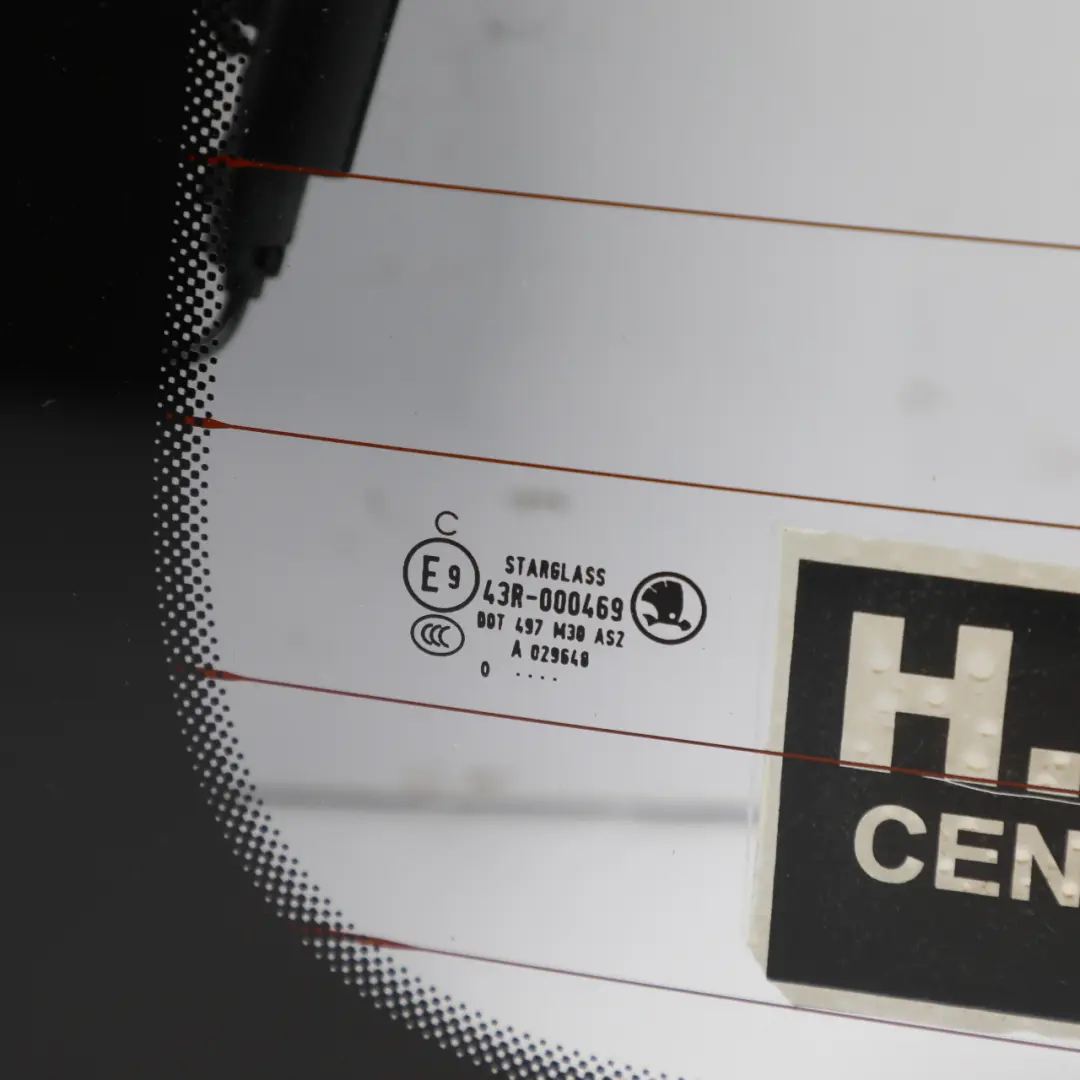 Skoda Yeti 5L Rear Window Boot Lid Tailgate Heated Glass AS2 - SKU 5L6845049T - Part number 5L6845049T