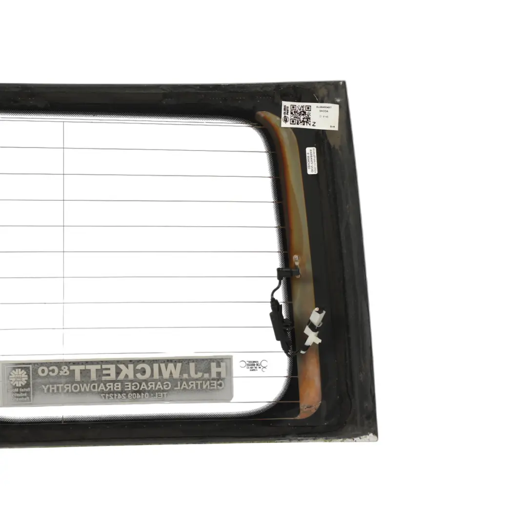 Skoda Yeti 5L Rear Window Boot Lid Tailgate Heated Glass AS2 - SKU 5L6845049T - Part number 5L6845049T