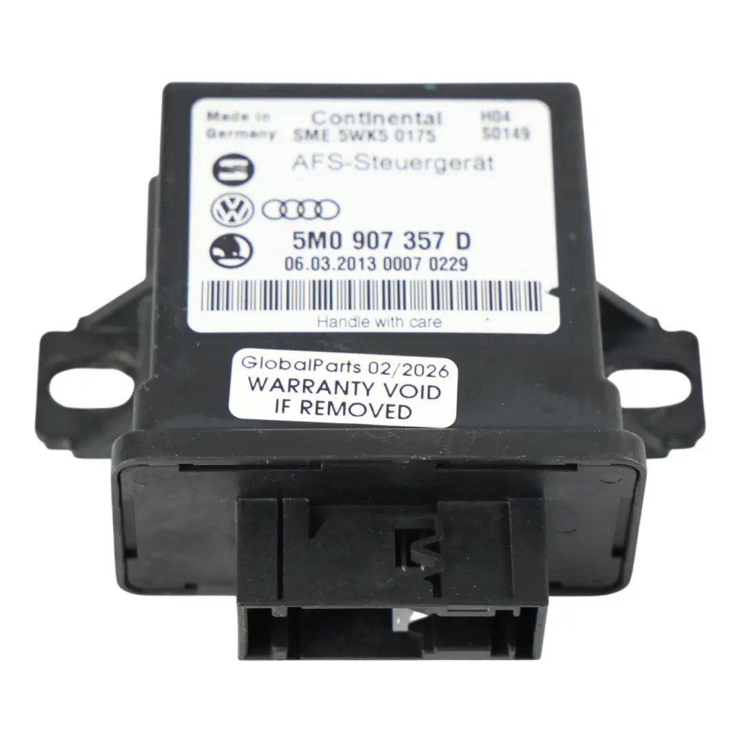 Seat Exeo 3R Headlight Range Control Unit Module ECU - SKU 5M0907357D - Part number 5M0907357D