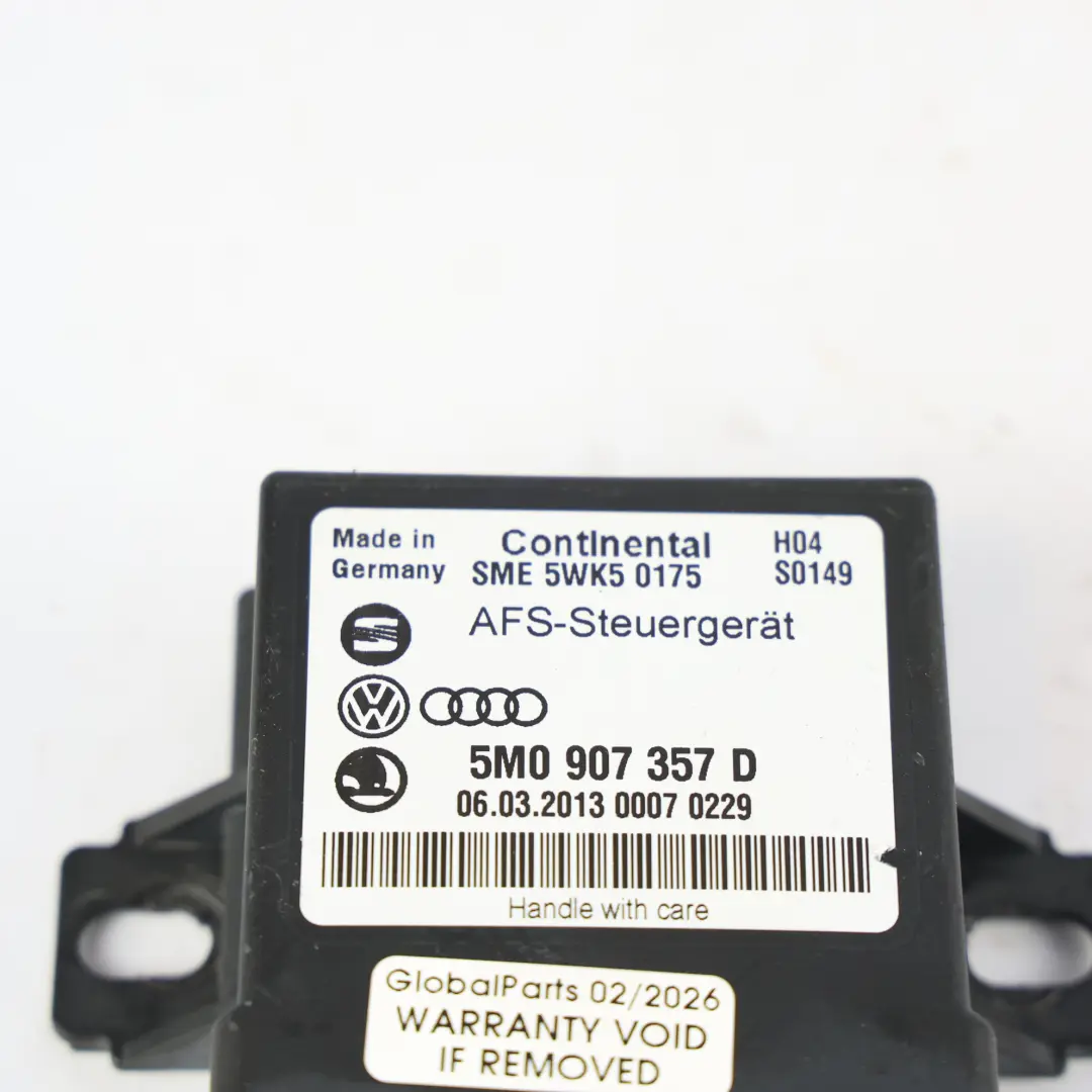 3R Leucht weiten Regulierungs Modul für Seat Exeo mit Teilenummer 5M0907357D Seat Exeo 3R Leucht weiten Regulierungs Modul - SKU 5M0907357D - Teilenummer 5M0907357D