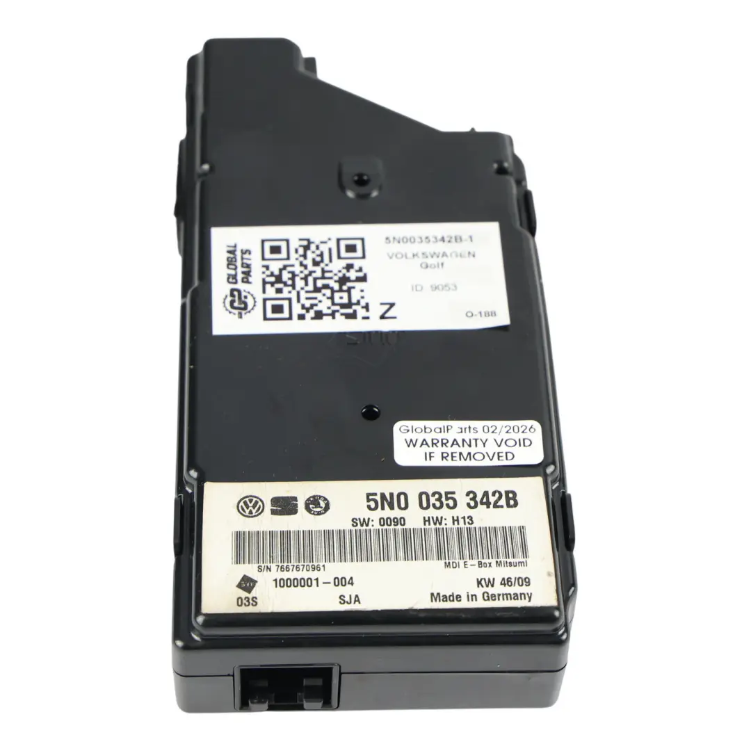 Module D'Interface Multimédia pour VW Volkswagen Touran Golf Polo à propos du numéro de pièce 5N0035342B VW Volkswagen Touran Golf Polo Module D'Interface Multimédia - SKU 5N0035342B-1 - Numéro de pièce 5N0035342B