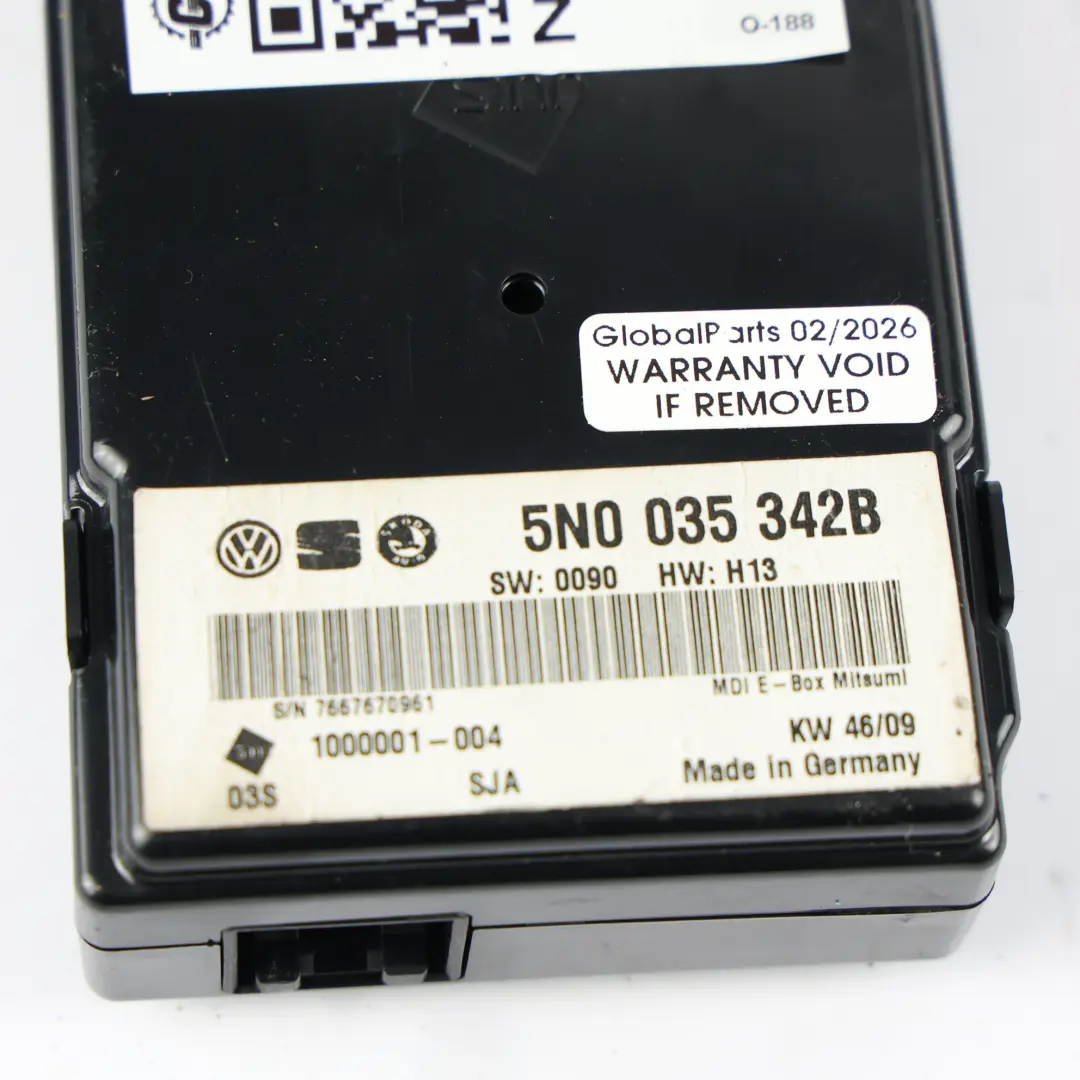 Módulo Interfaz De Control Multimedia para VW Volkswagen Touran Golf Polo con número de pieza 5N0035342B VW Volkswagen Touran Golf Polo Módulo Interfaz De Control Multimedia - SKU 5N0035342B-1 - Número de pieza 5N0035342B