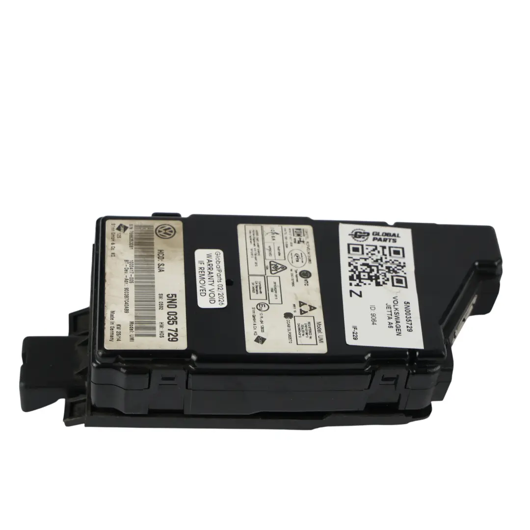 Volkswagen VW Jetta A6 Modulo Interfaccia Controllo Multimediale - SKU 5N0035729 - Numero di parte 5N0035729