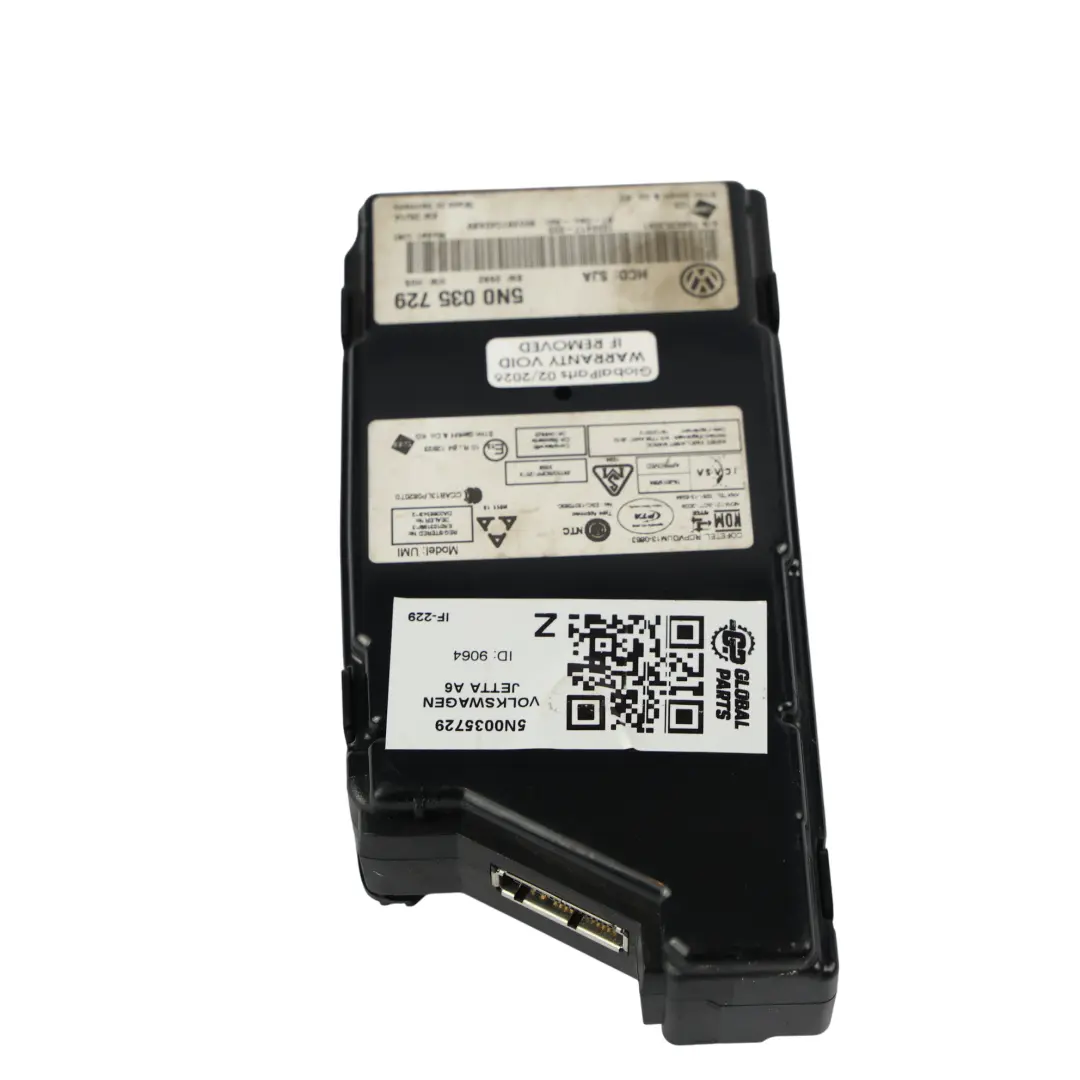 Volkswagen VW Jetta A6 Modulo Interfaccia Controllo Multimediale - SKU 5N0035729 - Numero di parte 5N0035729