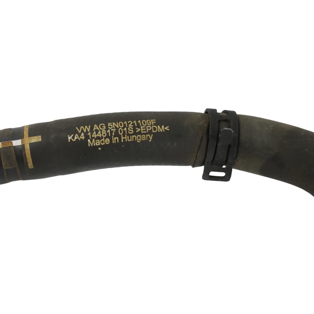 Water Coolant Pipe Hose Line 1.4 TFSI to Audi Q3 8U Engine with Part number 5N0121109F Audi Q3 8U Engine Water Coolant Pipe Hose Line 1.4 TFSI - SKU 5N0121109F - Part number 5N0121109F
