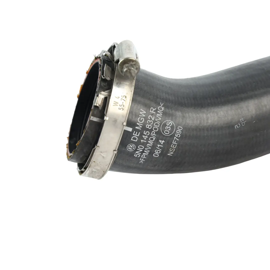 Enfriador Aire Admisión Presión Manguera Tubo Línea para Audi Q3 8U con número de pieza 5N0145832R Audi Q3 8U Enfriador Aire Admisión Presión Manguera Tubo Línea - SKU 5N0145832R - Número de pieza 5N0145832R