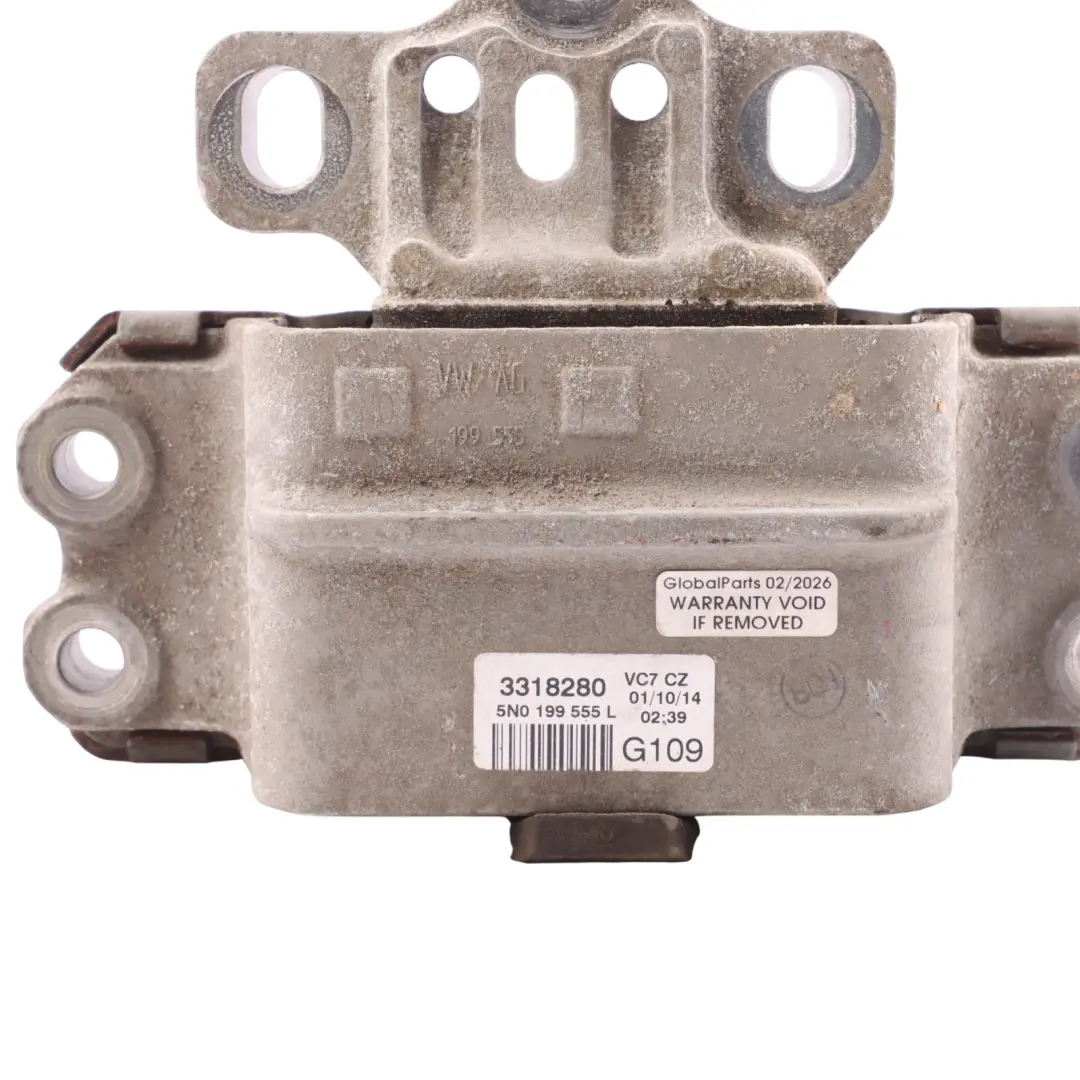 Mount Bracket Support Left N/S Petrol to Audi Q3 8U Engine with Part number 5N0199555L Audi Q3 8U Engine Mount Bracket Support Left N/S Petrol - SKU 5N0199555L - Part number 5N0199555L