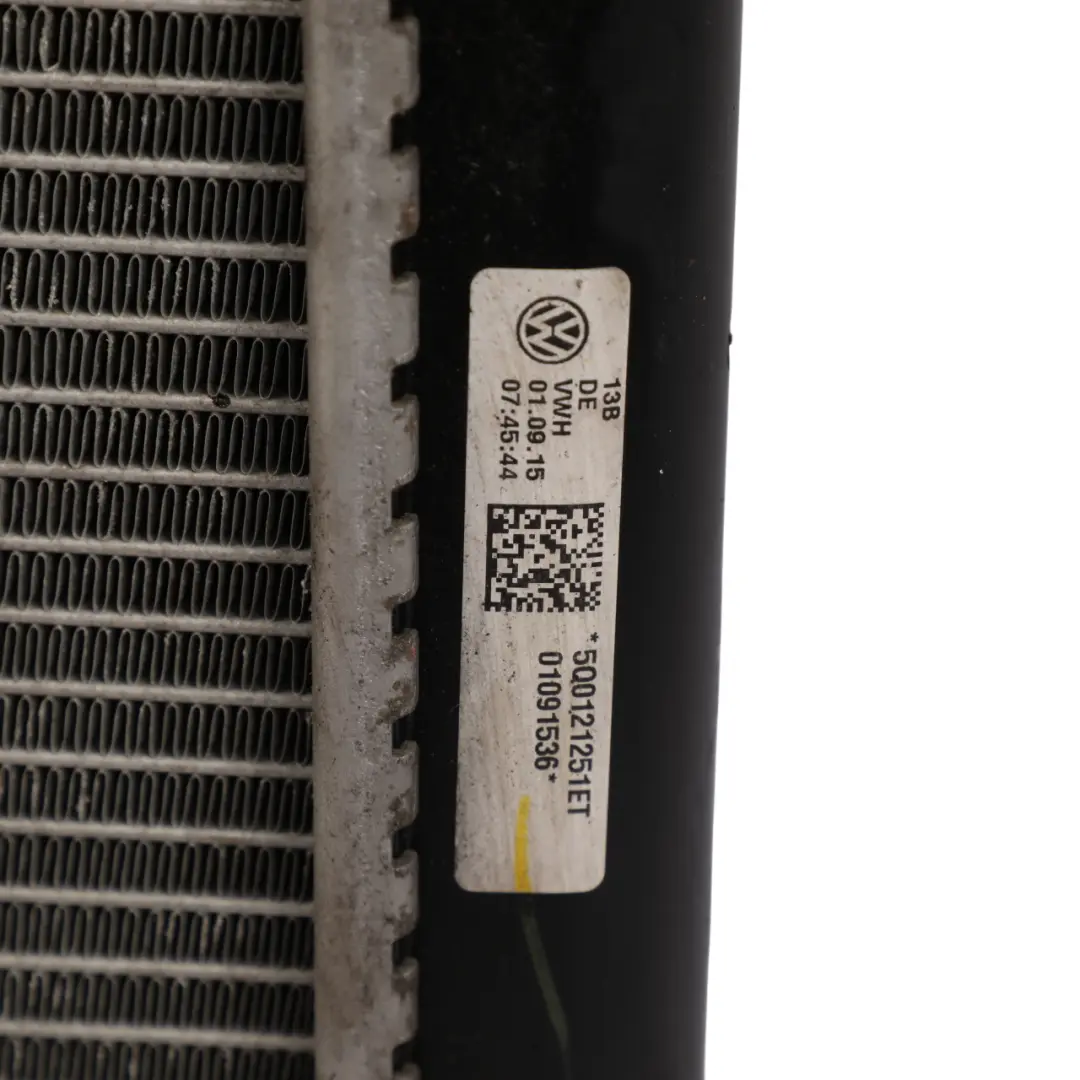 Skoda Audi TT FV 8S Radiador Refrigeración Motor 2.0 TFSI Gasolina - SKU 5Q0121251ET - Número de pieza 5Q0121251ET