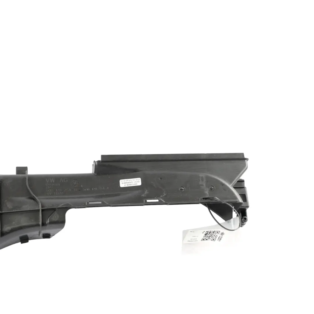 Audi A3 8V Q3 F3 VW Golf Mk7 Front Slam Panel Air Duct Intake Guide - SKU 5Q0129254J - Part number 5Q0129254J