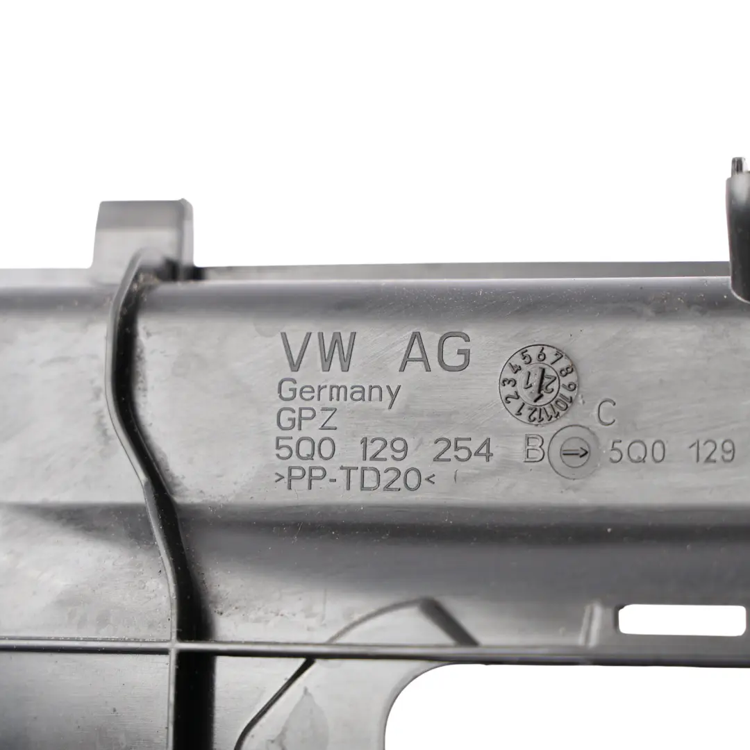 Audi A3 8V Q3 F3 VW Golf Mk7 Front Slam Panel Air Duct Intake Guide - SKU 5Q0129254J - Part number 5Q0129254J