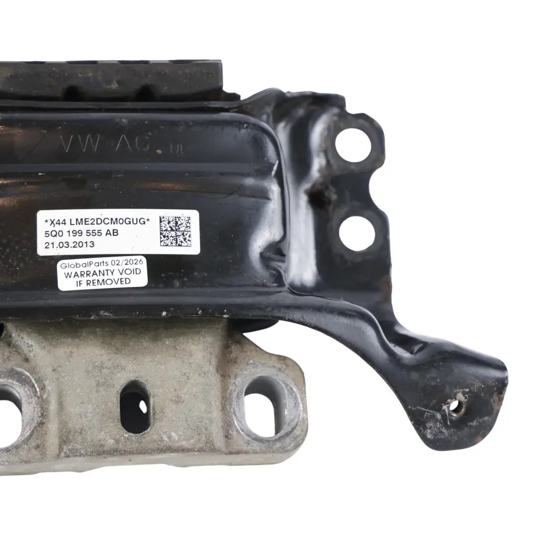 Audi A3 8V Gearbox Engine Mount Bracket Carrier Left N/S Side - SKU 5Q0199555AB - Part number 5Q0199555AB